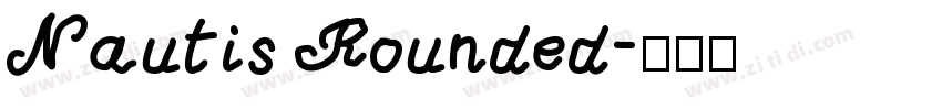 Nautis Rounded字体转换